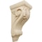 Ekena Millwork 3 3/4"W x 4 3/8"D x 8 1/2"H Medium Fig Leaf Corbel, Rubberwood COR03X04X08FIRW - alternate 1